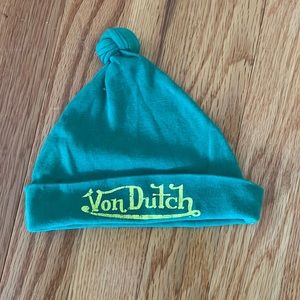 Von Dutch green cotton hat